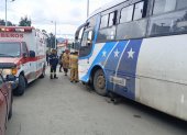 El bus involucrado en el trágico accidente de Sayausí, Cuenca