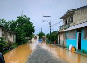 Inundaciones por creciente del río Tenguel.