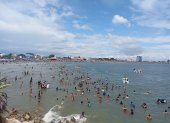 El cantón Playas recibió gran cantidad de visitantes en este feriado de Carnaval.