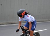 Nahomi Játiva, de 16 años, forma parte del Movistar Best PC. Es una de las grandes apuesta del ciclismo nacional que tiene como gran meta llegar al World Tour.