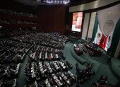 Una vista general de la Cámara de Diputados, en Ciudad de México (México).