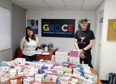 ONG. La Fundación Grace ayuda con salud integral a migrantes en Ecuador.