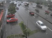 La mañana de este 8 de marzo amaneció lloviendo en la ciudad, pero en el transcurso del día el clima se mantuvo nublado.