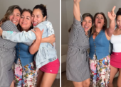 Nachita Ríos, Alejandra Jaramillo y Maria Elena Lopez están juntas en Miami.