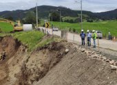 La vía Cuenca-Girón-Pasaje presenta tramos afectados que están siendo intervenidos por el MTOP