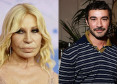 Donatella Versace y Dario Vitale.