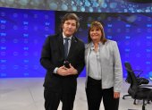 El presidente Javier Milei y su ministra Patricia Bullrich.