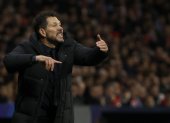 Diego Simeone, exjugador y actual técnico del Atlético de Madrid de España.