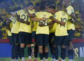 La selección ecuatoriana se prepara para enfrentarse a Venezuela.