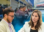 Yadira Saltos, identificada como Minerva, alertó del allanamiento en el CPCCS.