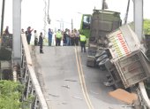 Así luce el puente colapsado Gonzalo Icaza Cornejo
