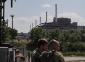 Vista general de la central nuclear de Zaporiyia en Energodar, sureste de Ucrania.