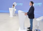 Luisa González lanzó acusaciones de narcotraficante a Daniel Noboa durante el debate presidencial 2025.
