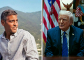 Este no es el primer enfrentamiento entre George Clooney y Donald Trump.