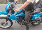 La motocicleta fue clonada por el conductor de la ATM.
