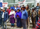 Los moradores llegaron hasta la Corte Constitucional, en el norte de Quito.