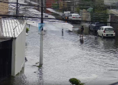 Inundaciones a causa de las lluvias.