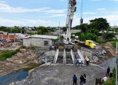 Obras. Se espera que las estructuras ayuden una veintena de barrios.