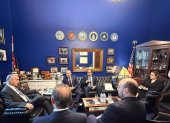 Los ministros se reunieron con un congresista republicano de Estados Unidos.