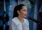 Luisa González es la candidata presidencial de la Revolución Ciudadana.