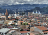 Vista del Centro Histórico de Cuenca.