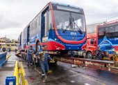 14 nuevos trolebuses 100% eléctricos llegaron a Quito.