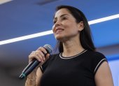 La candidata presidencial, Luisa González, dijo que el equipo de FF.AA. que la protegía fue cambiado.