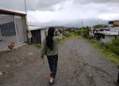 Calles sin asfalto: Durante la temporada de lluvias, las calles del barrio San Francisco de Colinas Lojanas se vuelven intransitables.