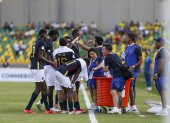 Jugadores de Ecuador en el Sudamericano Sub-17 tras caer ante Brasil (3-2)