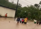 Así acuden los votantes en la parroquia Wilfrido Loor, zona rural del cantón El Carmen