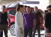Lavinia Valbonesi ejerció su derecho al voto.