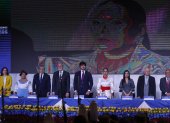 José de la Gasca, en la inauguración de la jornada electoral.