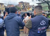 Verónica Abad, vicepresidenta de Ecuador, se refirió a la sentencia que suspendió sus derechos políticos.