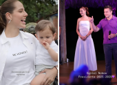 Los looks de Lavinia el día del triunfo de Noboa.