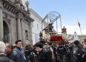 La escultura e Jesús del Gran Poder causa gran devoción en Quito.