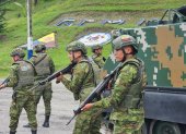 Ecuador se encuentra en estado de excepción y los militares y policías resguardan la seguridad del territorio nacional.