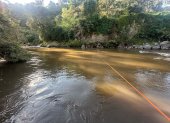 Equipos especializados recorrieron el trayecto del río San Pedro y sus afluentes.