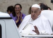 El papa Francisco hizo su última aparición horas antes de morir.