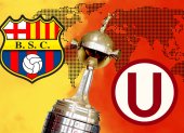 Barcelona SC y Universitario chocan en la fecha 3 de la Copa Libertadores 2025.