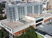 Toma aérea de la sede de la Asamblea Nacional.