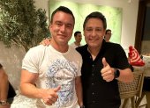 Mauricio Lizcano compartió en X una foto junto al presidente Daniel Noboa.