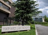 La entrada a la Facultad de Derecho de Harvard en Cambridge, Massachusetts, el 29 de junio de 2023.