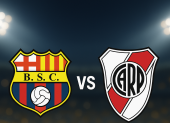 Barcelona SC recibe a River Plate por Copa Libertadores.