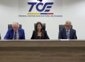La sesión del Pleno terminó entre cruces de palabras entre el juez Fernando Muñoz y la presidenta del TCE, Ivonne Coloma.