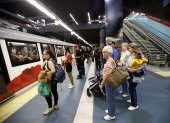 Metro. El sistema de transporte subterráneo opera desde diciembre de 2023 en la ciudad, con más de 73 millones de viajes en ese tiempo.