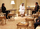 En su último día en Emiratos Árabes Unidos, el presidente Daniel Noboa se reunió con Sheikh Mohammed Maktoum Bin Juma Al Maktoum, miembro de la familia real de Dubái.