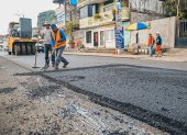 La calle Gonzalo Aparicio ha sido intervenida, luego de repetidas quejas por parte de conductores y residentes que denunciaron estar olvidados.
