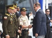 El ministro del Interior, John Reimberg, participó e la ceremonia de relevo.