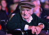Fotografía de archivo del expresidente uruguayo José "Pepe" Mujica durante un homenaje, en Montevideo (Uruguay).