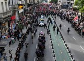 El exguerrillero, que pasó 12 años preso por su activismo revolucionario, fue despedido por multitudes en la capital uruguaya.